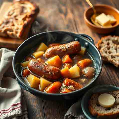 Siskonmakkarakeitto - Sausage Dinner